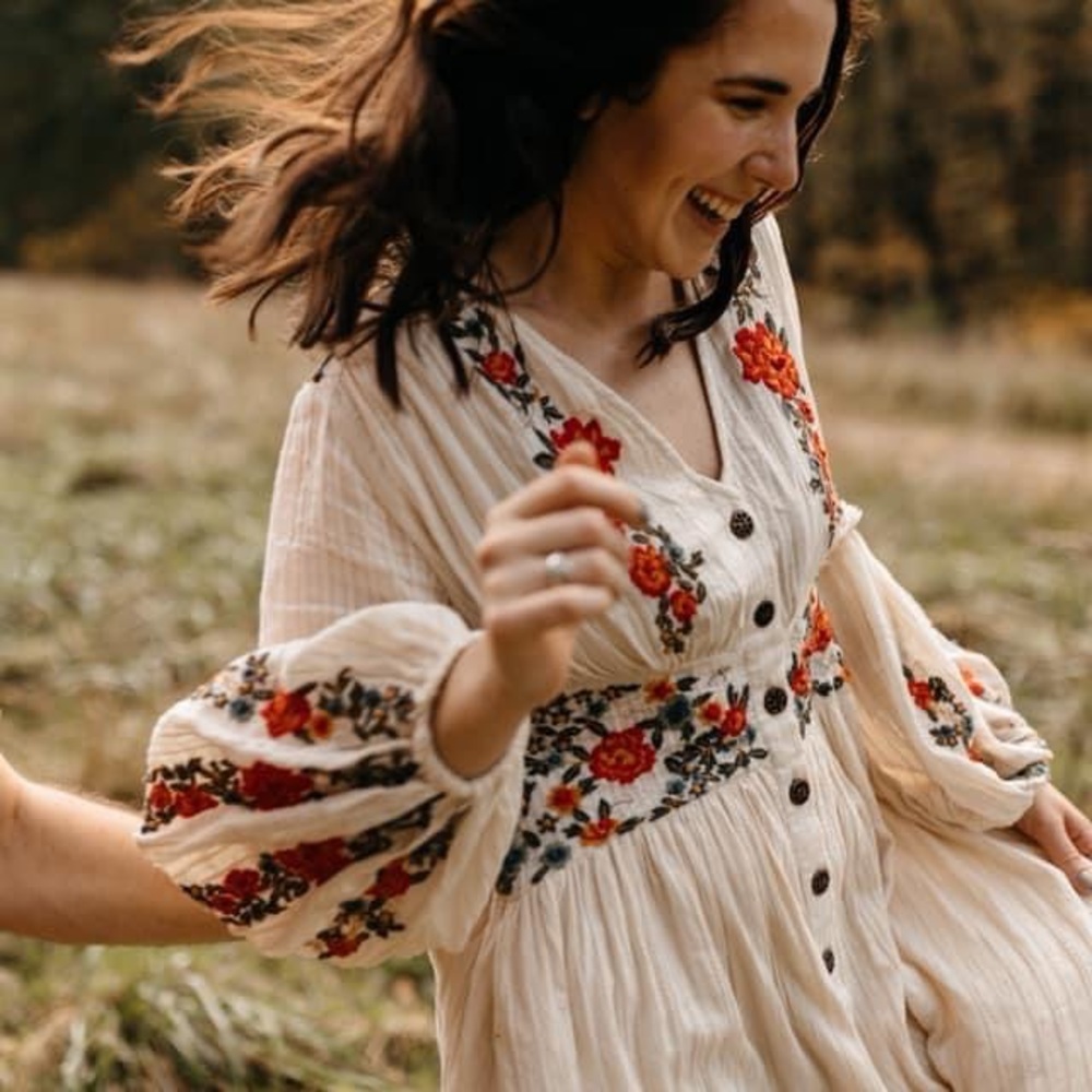 Maeve Anthropologie Boho Dress